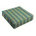 Sunbrella Blue Stripe Indoor/ Outdoor Deep Seating Cushion by Humble + Haute