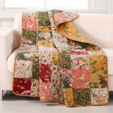 Greenland Home Fashions Antique Chic 100% Cotton Authentic Patchwork Throw Quilt