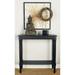 Black Wood Traditional Console Table - 32 x 12 x 32
