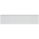 Sophisticated 2x8-inch Glazed Ceramic Bullnose in Arctic White - 2x8