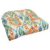 19-inch U-Shaped Spun Polyester Outdoor Tufted Dining Chair Cushion