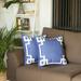 Porch & Den Schendel Greek Key Throw Pillow Cover Set (2 pcs in set)