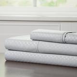 Brushed Microfiber Sheet Set - Fitted and Flat Sheets Plus Pillowcases by Windsor Home (Platinum)