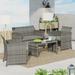 Corvus Alsace 4-piece Outdoor Rattan Wicker Sofa Set