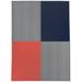 DASH RED and BLUE Area Rug by Kavka Designs