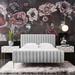 Silver Orchid Chatterton Channel-tufted Velvet Bed