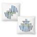 Interlude I and Interlude II - Set of 2 Decorative Pillows