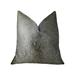 Plutus Venetian Silver Handmade Decorative Throw Pillow