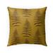 FERN LEAF GOLD Indoor-Outdoor Pillow By Becky Bailey