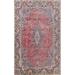Muted Distressed Kerman Persian Wool Area Rug Hand-knotted Carpet - 9'6" x 12'6"