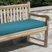 Clara 60-inch Indoor/ Outdoor Teal Blue Bench Cushion made with Sunbrella