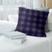 Baltimore Football Luxury Plaid Accent Pillow-Poly Twill