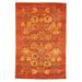ECARPETGALLERY Hand-knotted Pak Finest Copper Wool Rug - 4'11 x 7'7