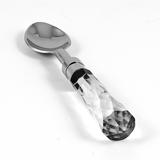 Majestic Gifts Inc. Dessert Spoons-W/ Crystal Handle- Set/4-5.75"L
