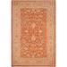 Shabby Chic Ziegler Sibyl Rust Beige Hand-knotted Wool Rug - 6 ft. 1 in. X 9 ft. 3 in.