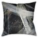 Arctic Wonder Black/ Grey Polyester 18-inch Square Decorative Throw Pillow