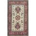 Stunning Geometric Super Kazak Oriental Area Rug Handmade Wool Carpet - 2'11" x 4'9"