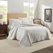 Porch & Den Steinbach Solid Color Damask Cotton Coverlet Set