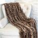 Plutus Jungle Cat Faux Fur Luxury Throw