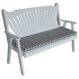 Pine 5' Fanback Garden Bench