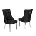 Best Quality Furniture Dining Side Chair Nail-Head Tufted Hanging Ring