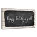 Ready2HangArt 'Happy Holidays Y'all' Holiday Canvas Wall Art by Olivia Rose