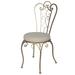 A&B Home Goldtone 22-inch Folding Accent Chair