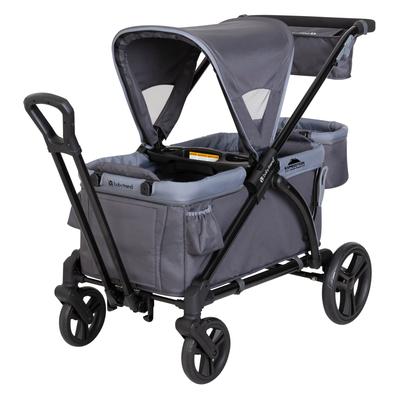 Baby Trend Expedition 2 in 1 Stroller Wagon Plus, Ultra Grey