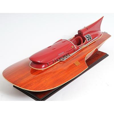 Old Modern Handicrafts Ferrari Hydroplane Model