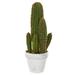 Nearly Natural 1.5' Cactus Succulent Artificial Plant - Green
