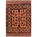 ECARPETGALLERY Hand-knotted Tajik Caucasian Dark Red Wool Rug - 4'1 x 6'1