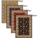 Admire Home Living Amalfi Traditional Floral Sarouk Pattern Area Rug