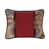 Paseo Road by HiEnd Accents Ruidoso Chenille Geometric Oblong Pillow with Conchos, 16"x21"