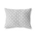 POLKA DOTS GREY Lumbar Pillow By Kavka Designs