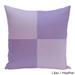 26 x 26-inch Two-tone Large Check Print Geometric Decorative Pillow