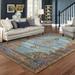 Style Haven Adaylnn Morris Persian Inspired Medallion Blue/Multi Area Rug