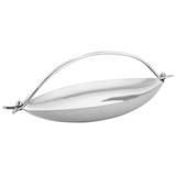 Sol Living Stainless Steel Fruit Serving Bowl with Handle