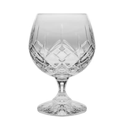 Crystal - Sherry - Brandy - Snifter - Glasses - Set of 6 - Handcrafted - Bourbon - Wine - 11 ounce - by Majestic Gifts Inc.