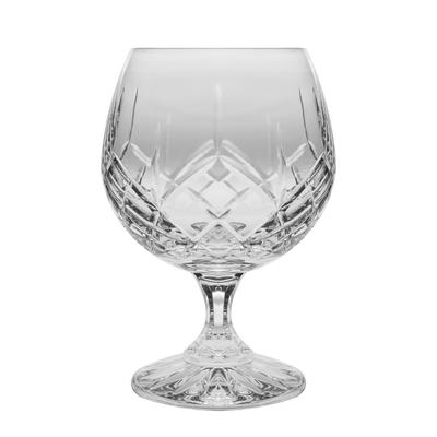 Crystal - Sherry - Brandy - Snifter - Glasses - Set of 6 - Handcrafted - Bourbon - Wine - 11 ounce - by Majestic Gifts Inc.