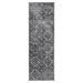 Gertmenian Lascala Lanza Transitional Scrolled Medallion Grey/Charcoal Area Rug