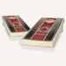 Ball State Cardinals Stained Striped Outdoor Cornhole Board Set