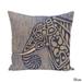 18 x 18-inch Inky Animal Print Pillow