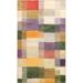 Checkered Modern Gabbeh Kashkoli Oriental Area Rug Wool Handmade - 4'6" x 7'0"