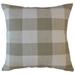 Oormi Plaid Throw Pillow Coconut