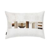 Oliver Gal 'All Wood Home' Typography and Quotes Decorative Throw Pillow Family Quotes and Sayings - Brown, White