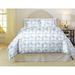 Pointehaven 180 GSM Cotton Flannel Luxury Printed Duvet Set