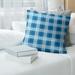 Carolina Football Luxury Plaid Accent Pillow-Faux Suede