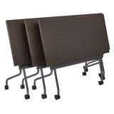 Flip-Top Training Table 48 x 24 with Titanium Frame