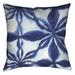 Laural Home Indigo Tie Dye I Decorative 18-inch Pillow