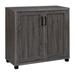 Coaster Furniture Filch Weathered Grey Wooden 2-door Accent Cabinet